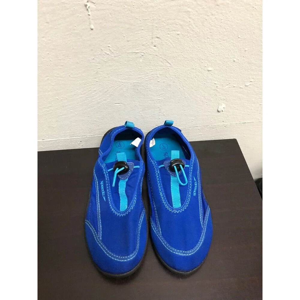 Speedo junior Water Shoes Blue textile upper Size L 4/5